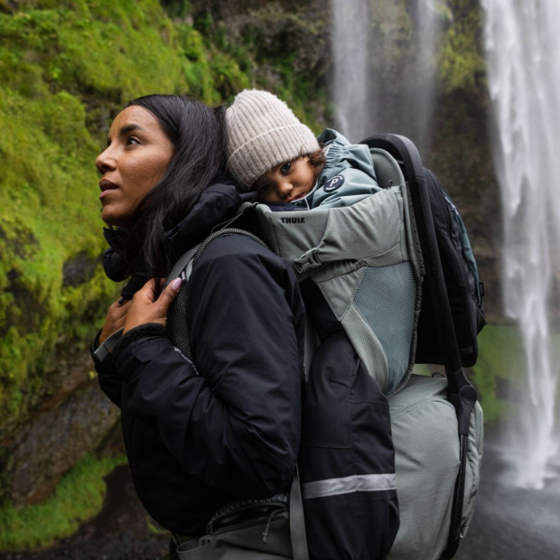 hiking with baby