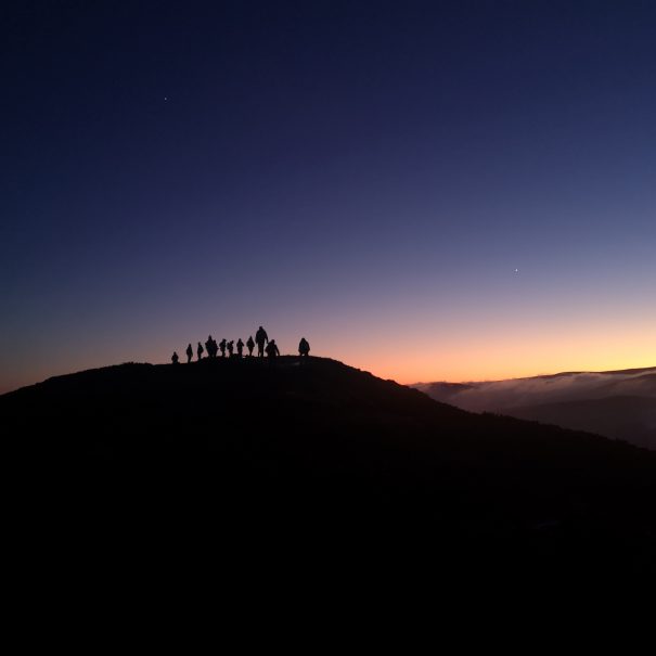 night hiking