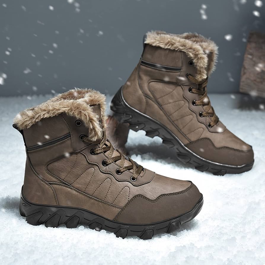 warm hiking boots