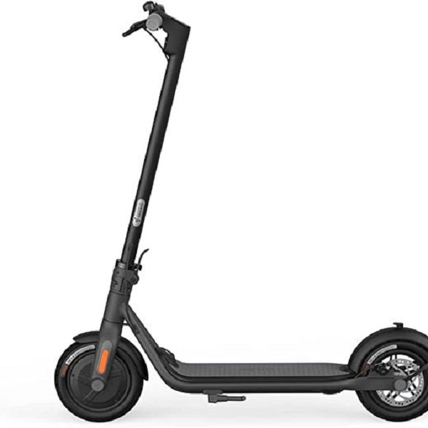 Portable electric scooter.