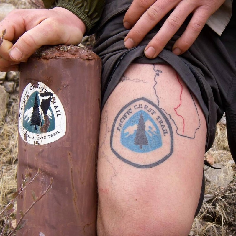 hiking tattoo ideas